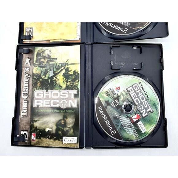 3 PS2 Playstation 2 Games First Person Shooter Splinter Cell Socom 3 Ghost Recon - Picture 8 of 8
